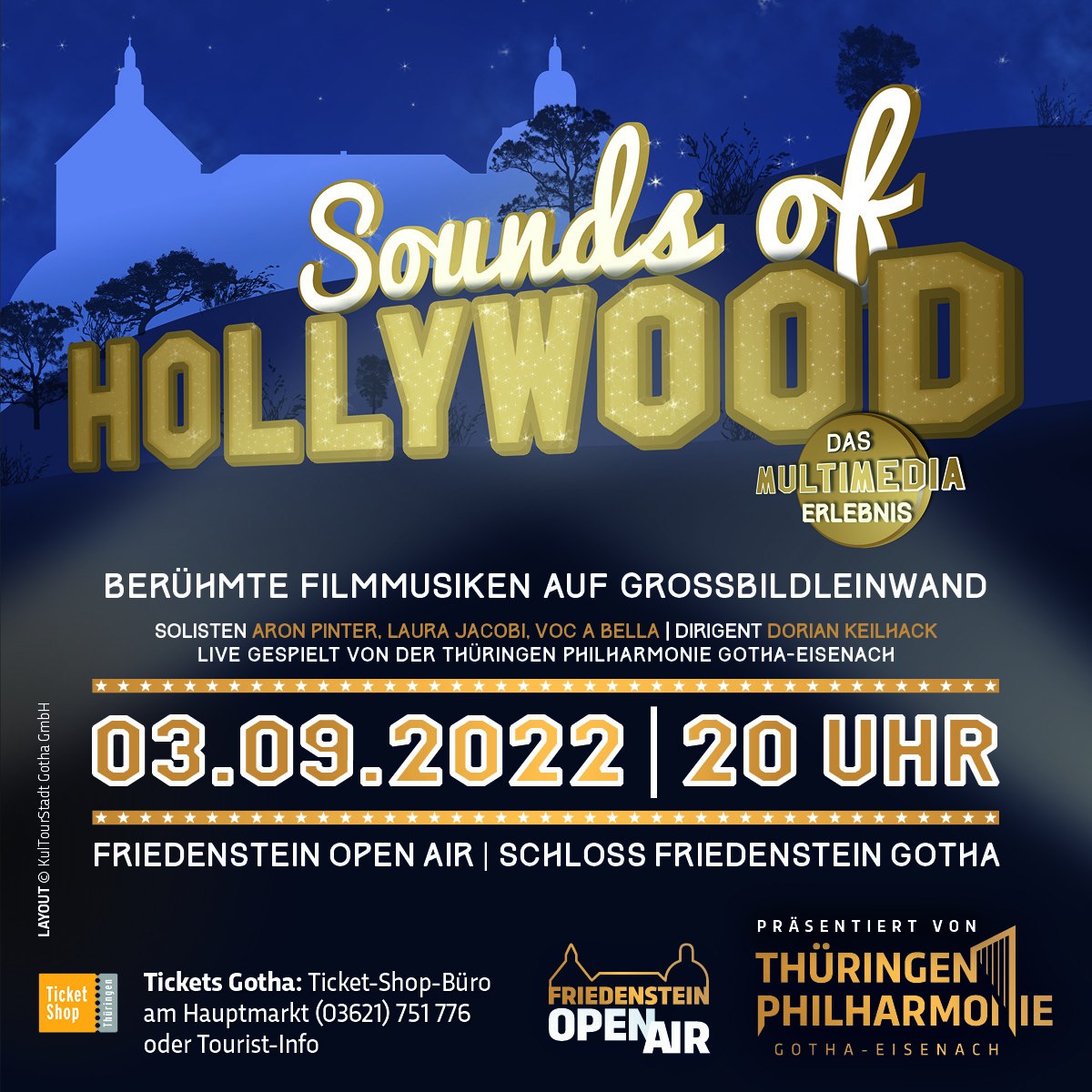 OPEN AIR. Live auf dem Hof von Schloss Friedenstein Gotha